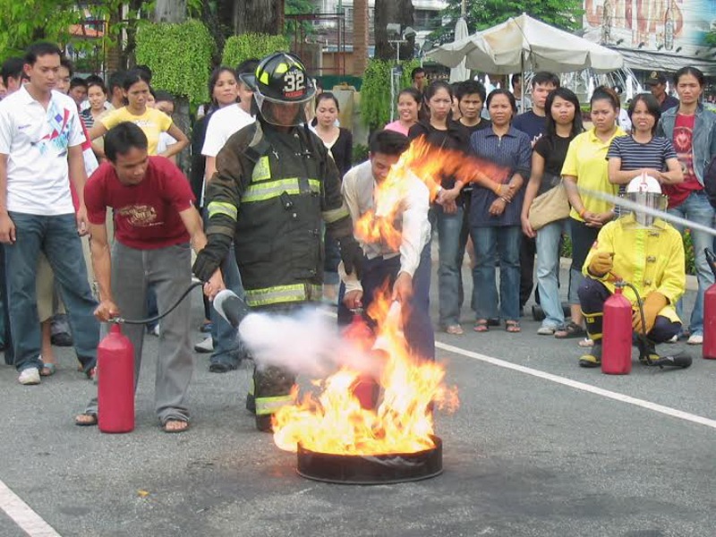 อบรมป้องกันอัคคีภัย ชลบุรี